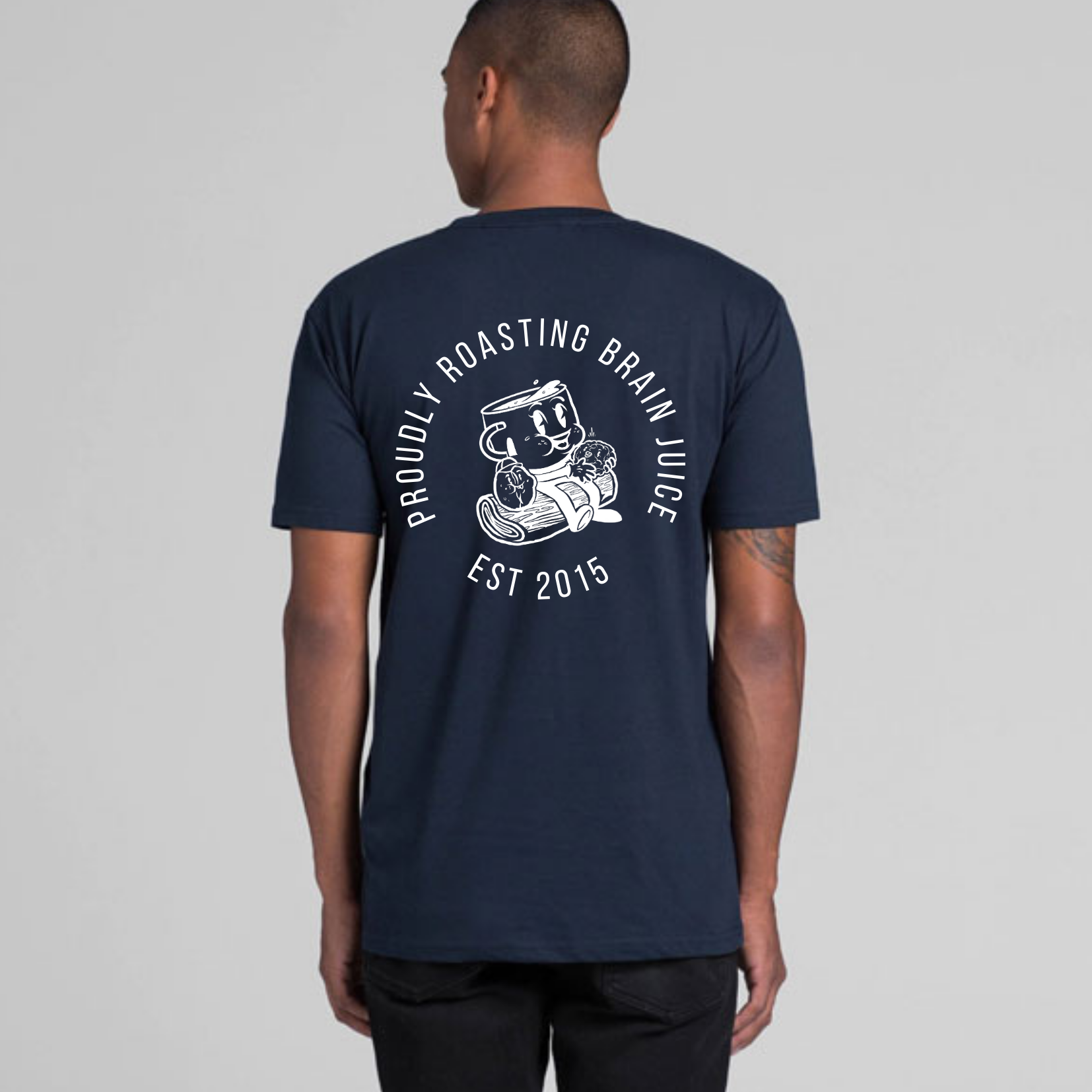 Proudly roasting brain juice - Navy-4